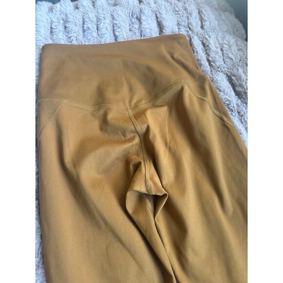 Girlfriend Collective Compressive High Rise Leggings Size XS Saddle Golden Brown - Picture 9 of 9